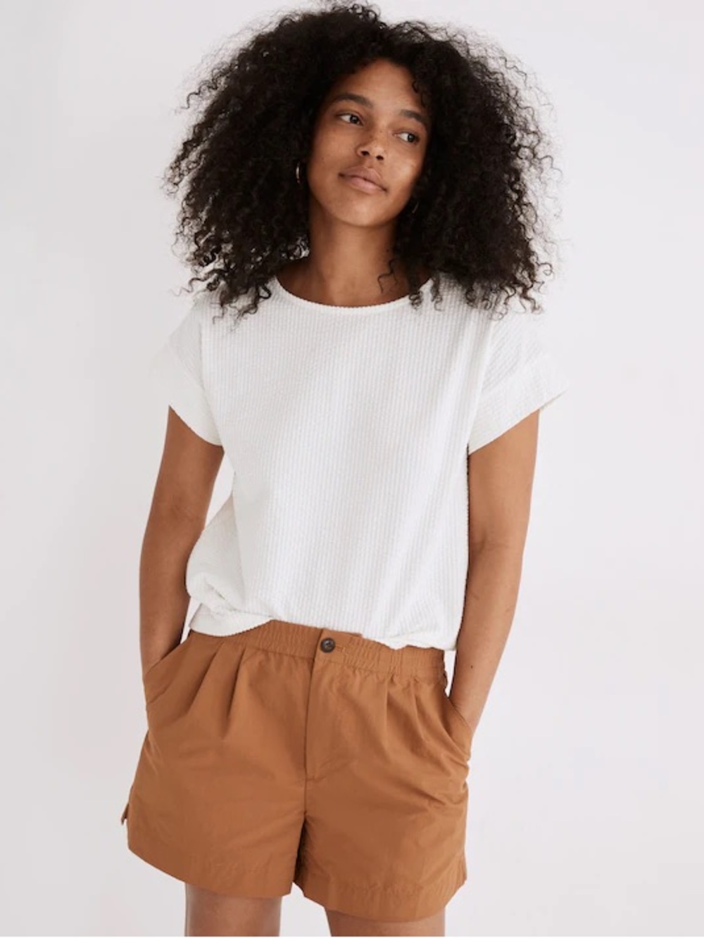 Madewell Ripstop track shorts women’s medium
